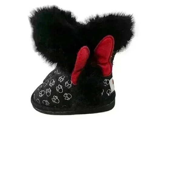 DISNEY MINI MOUSE FAUX FUR BOOTIE SIZE 6T NWOT - Picture 6 of 9